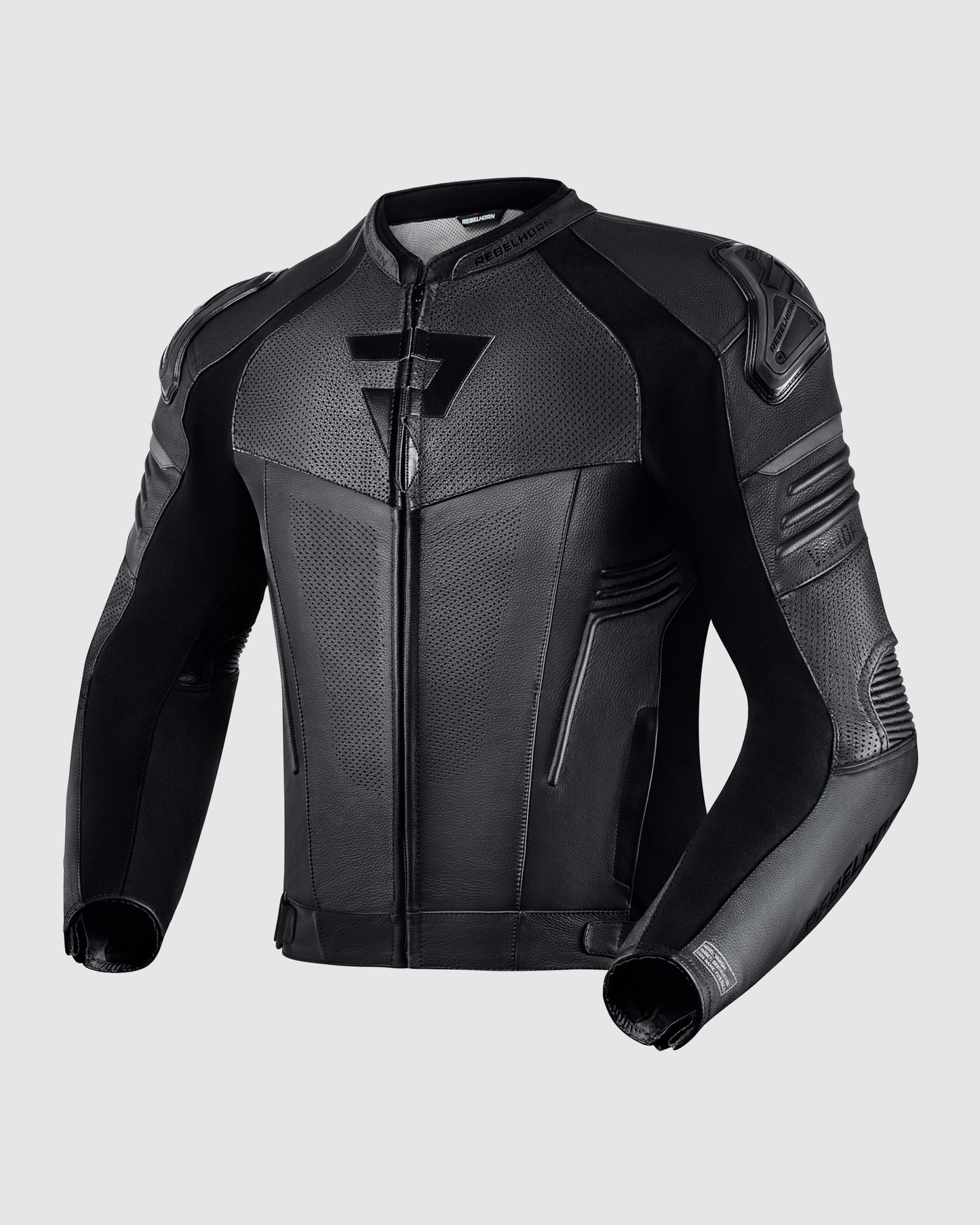 Vandal Motorcycle Leather Jacket Black