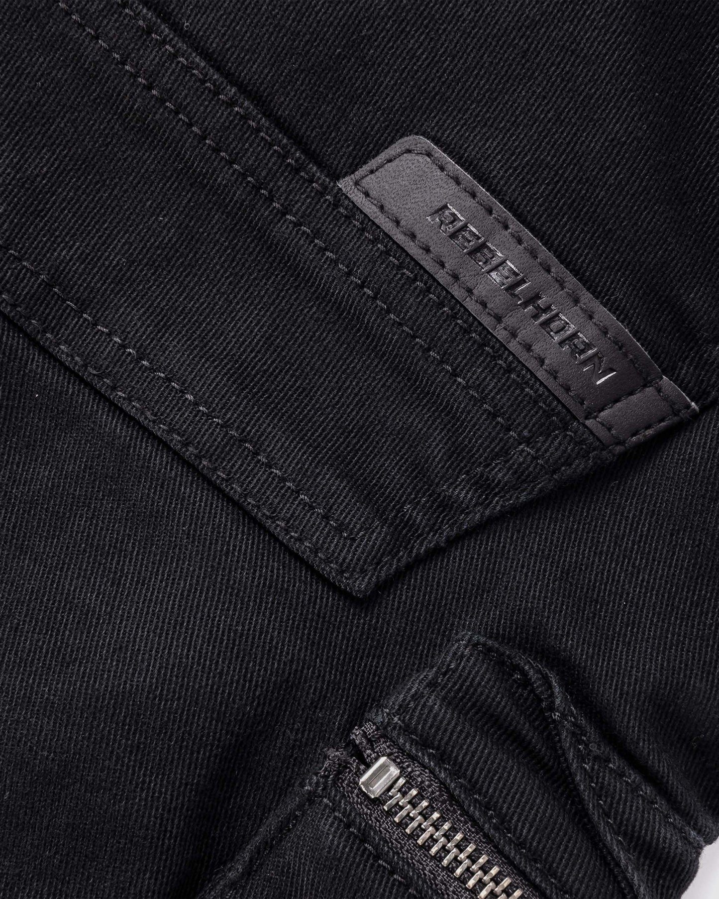 Vandal Motorcycle Jeans Black