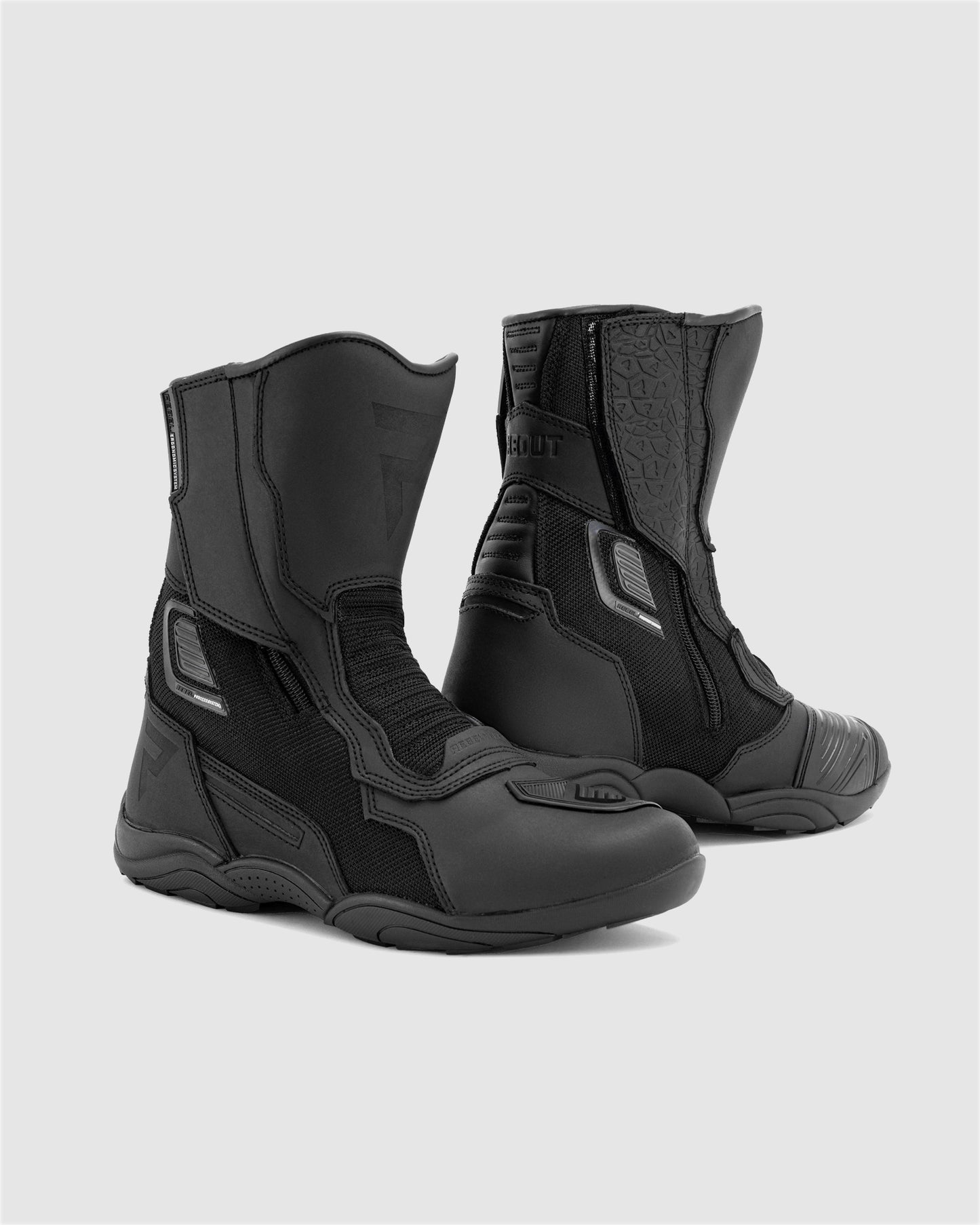 Scout Air Motorcycle Boots Black Matt