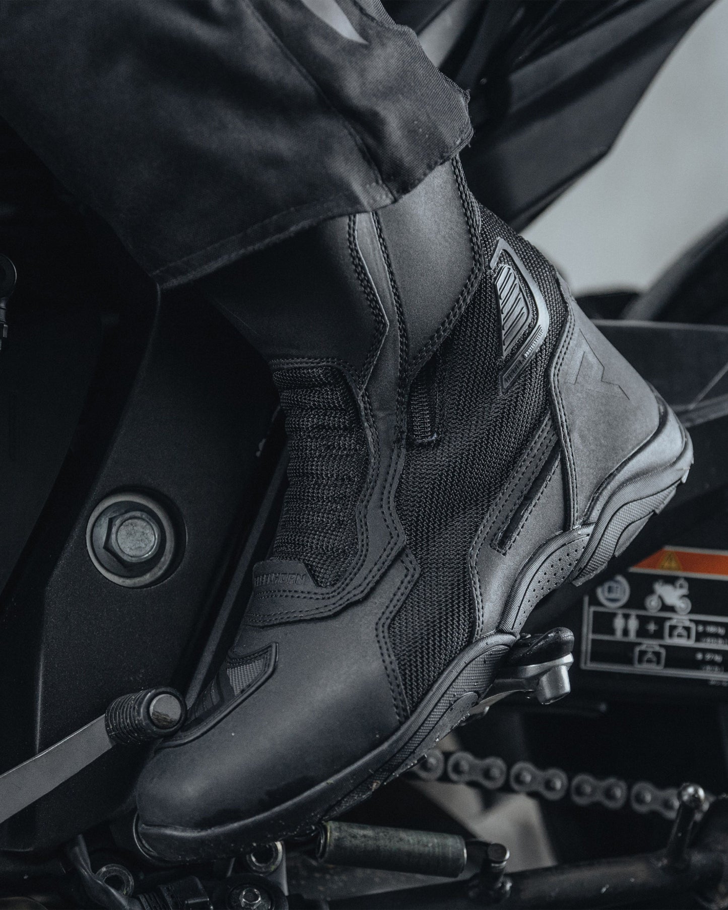 Scout Air Motorcycle Boots Black Matt