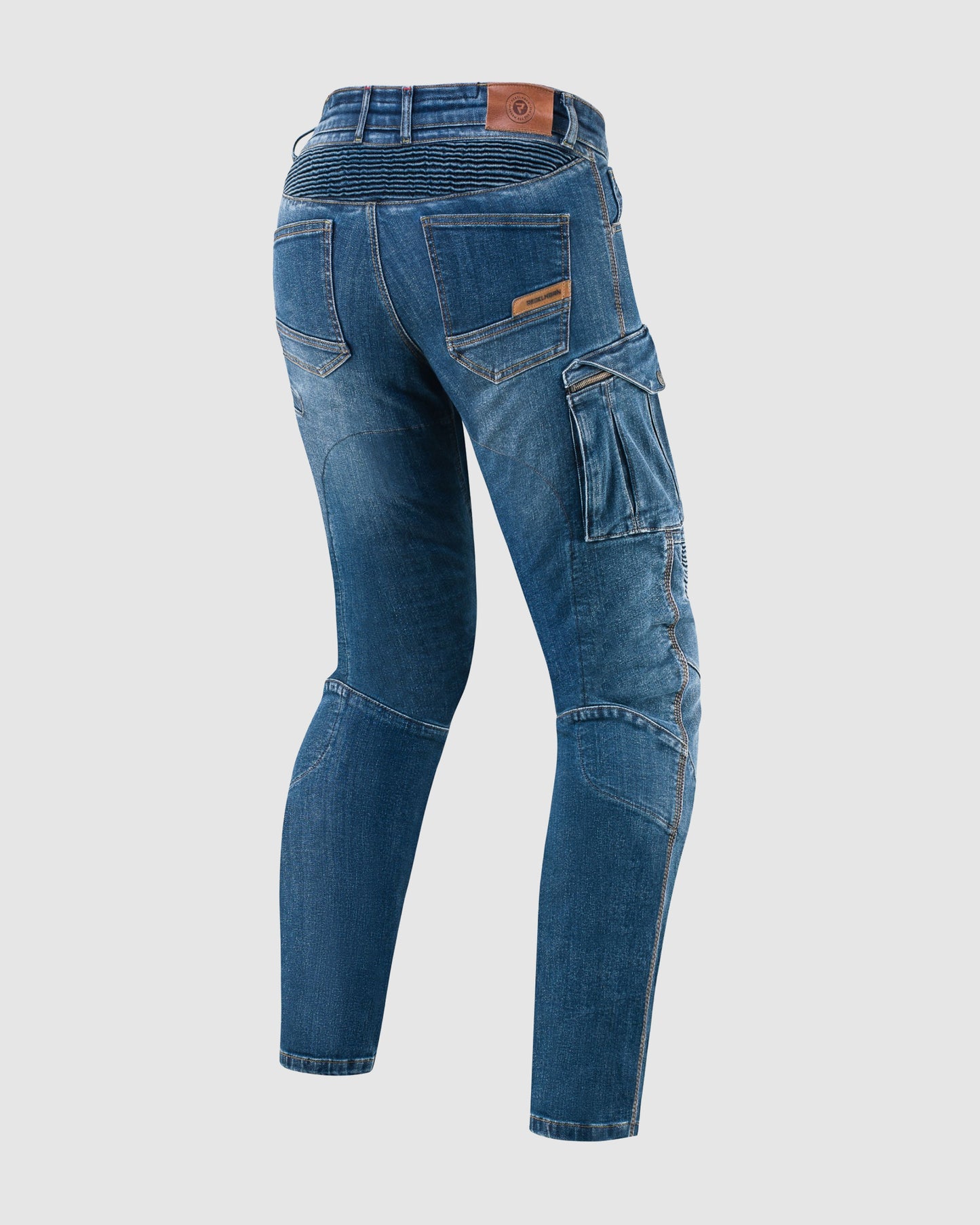 Vandal Motorcycle Jeans Blue