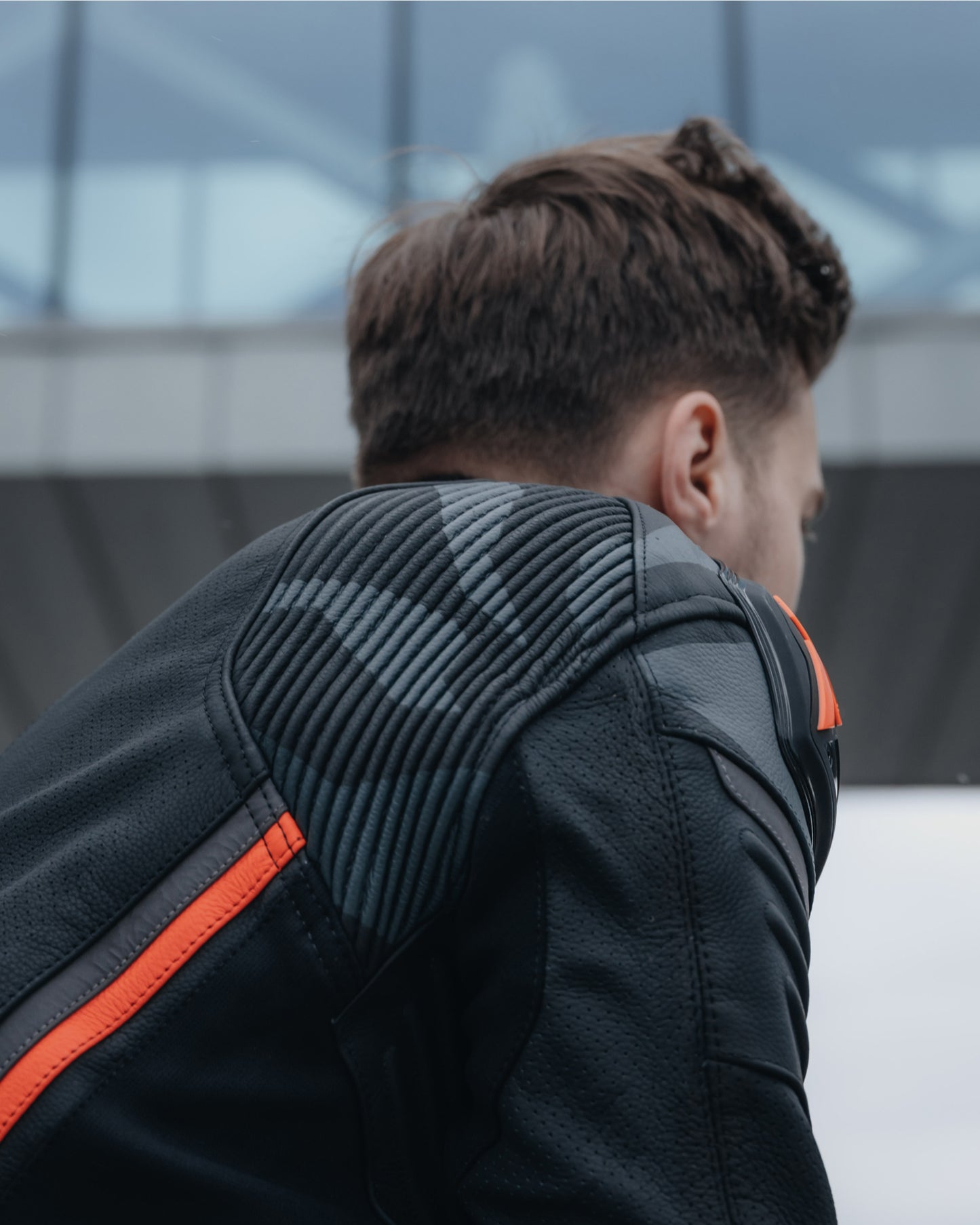 Vandal Motorcycle Leather Jacket Red