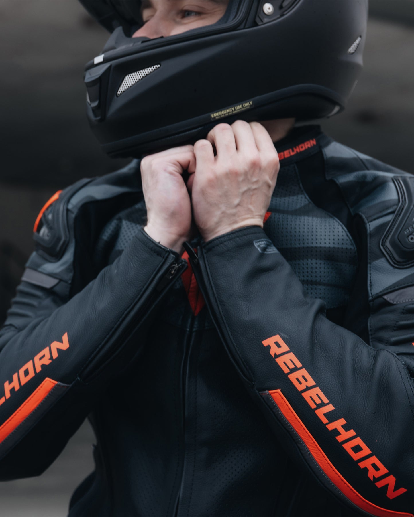 Vandal Motorcycle Leather Jacket Red