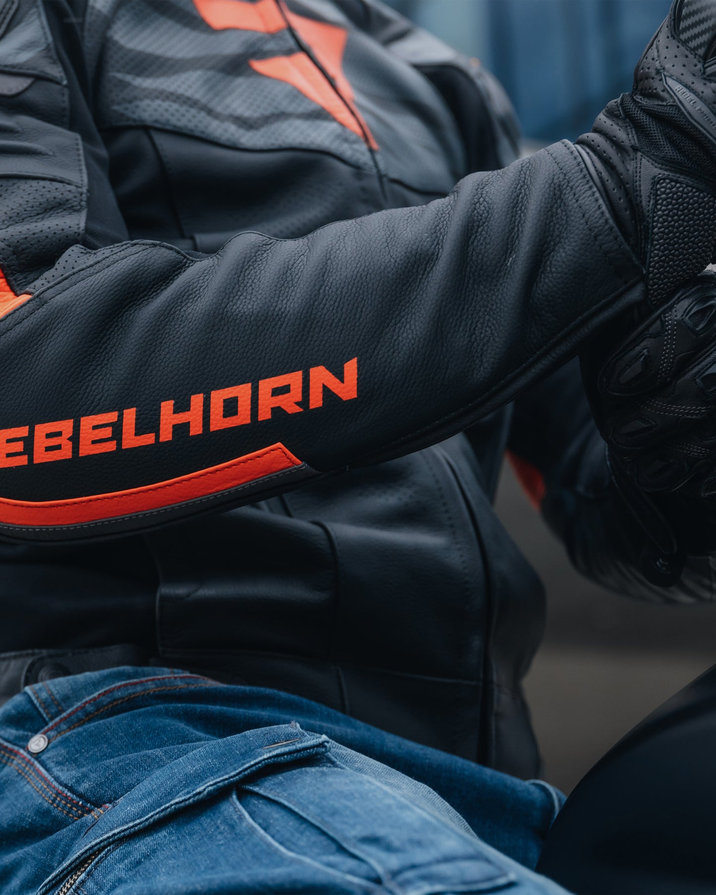 Vandal Motorcycle Leather Jacket Red