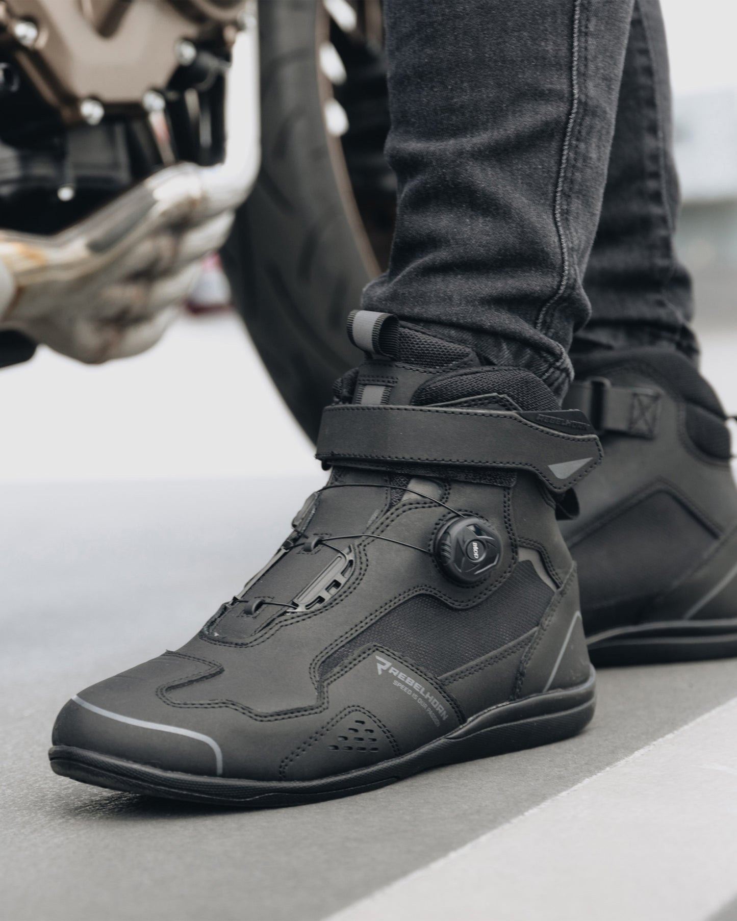 Spark II Motorcycle Boots Black