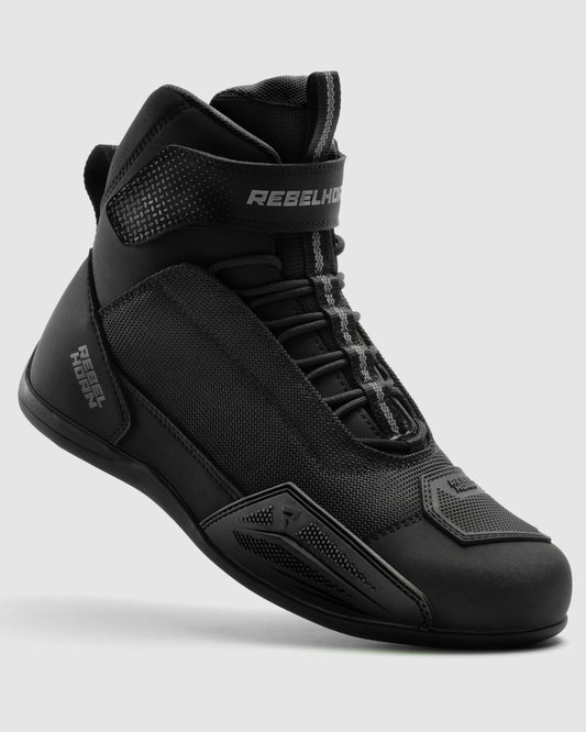 Swift Motorcycle Boots Black