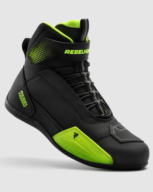 Swift Motorcycle Boots Fluo Yellow