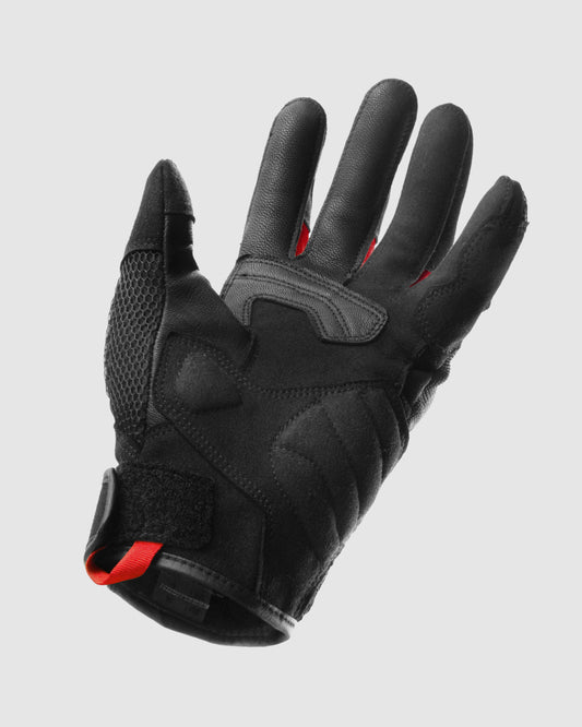Core Motorcycle Gloves Red