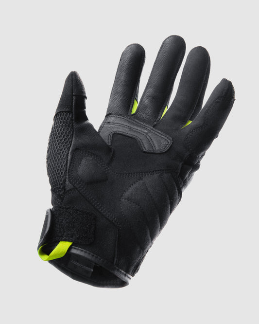 Core Motorcycle Gloves Fluo Yellow