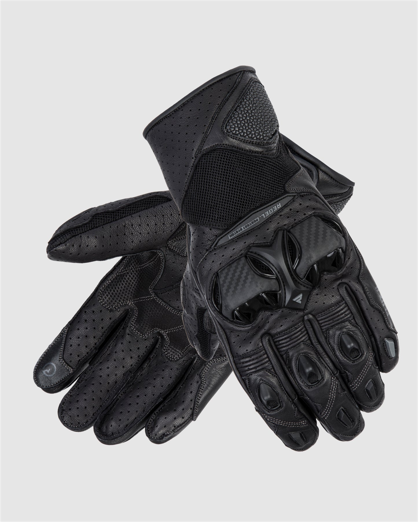 Flux II Motorcycle Gloves Black