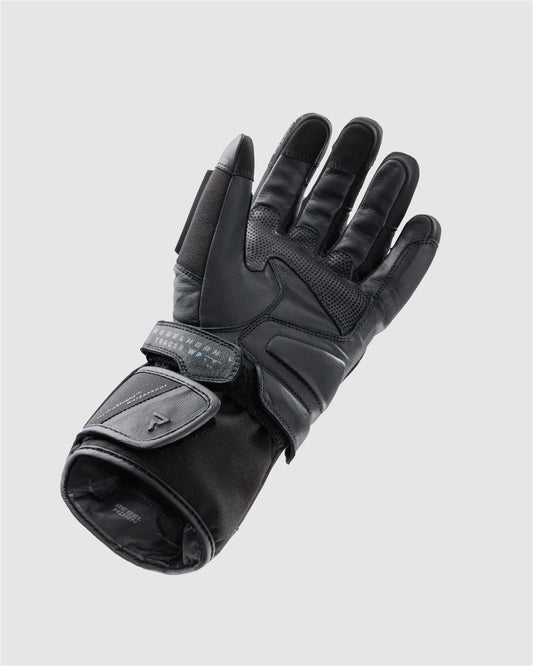 Tracer Waterproof Motorcycle Gloves Black