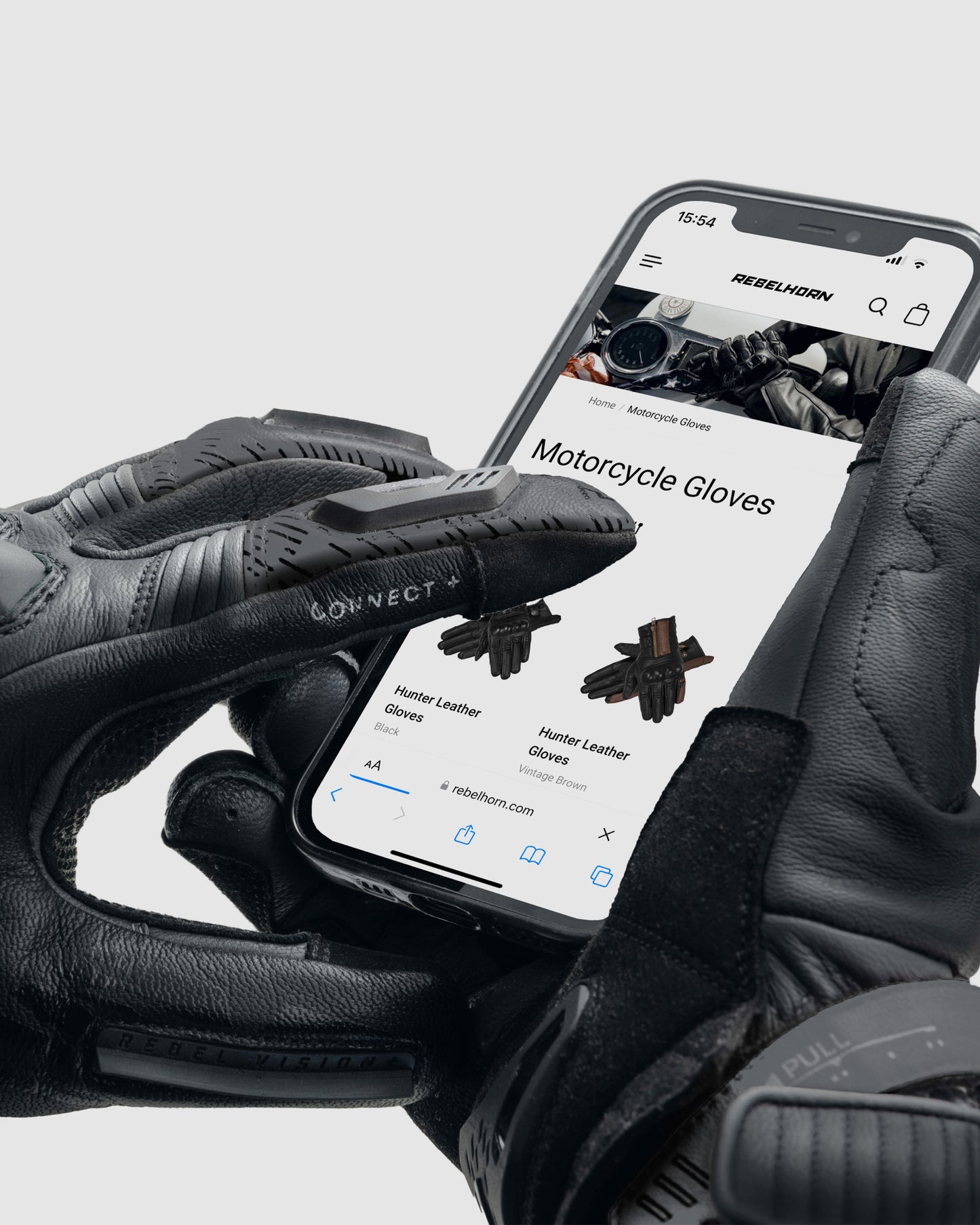 Viper Motorcycle Gloves Black