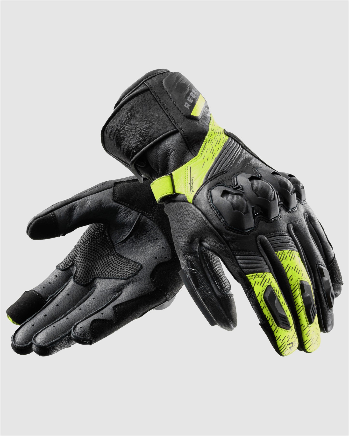 Viper Motorcycle Gloves Fluo Yellow