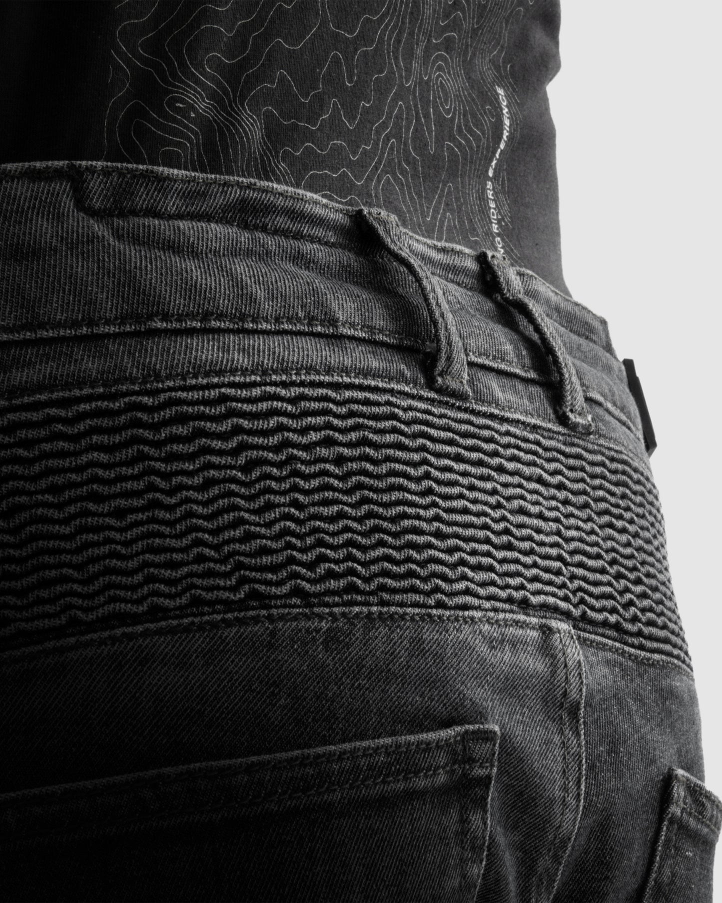 Vandal Motorcycle Jeans Monolayer Washed Black