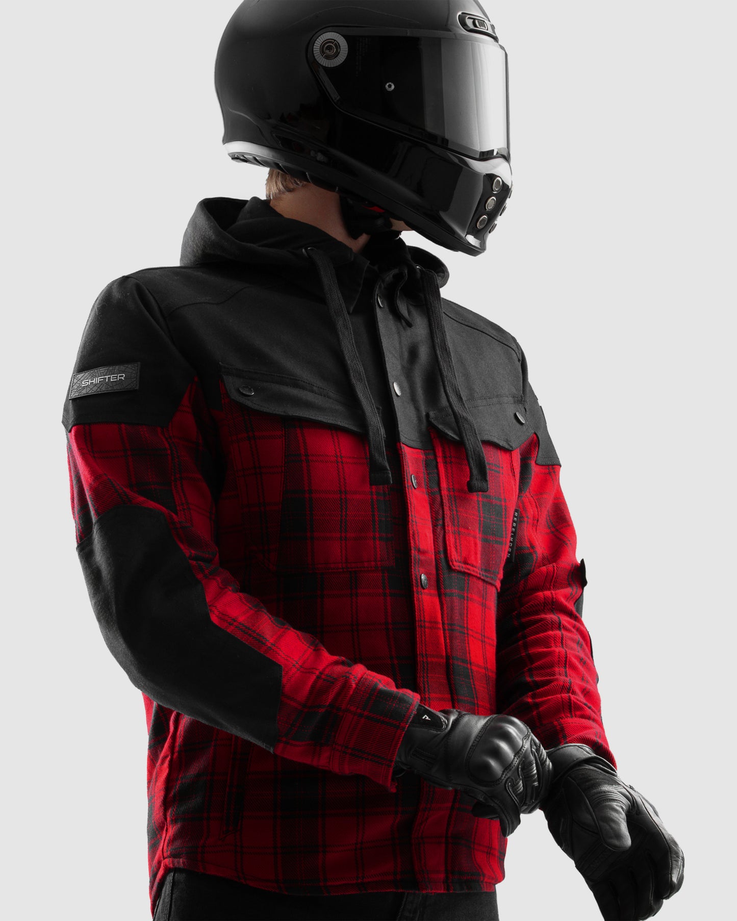 Shifter Motorcycle Shirt Red