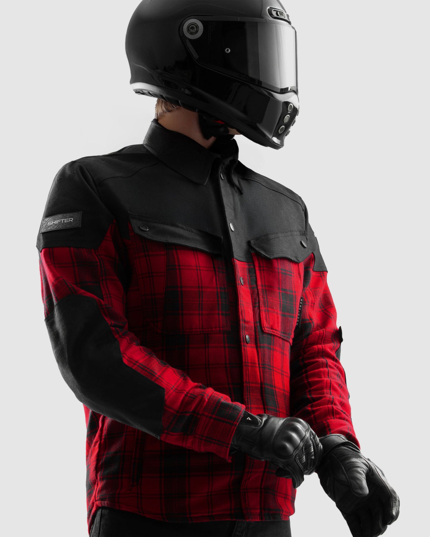 Shifter Motorcycle Shirt Red