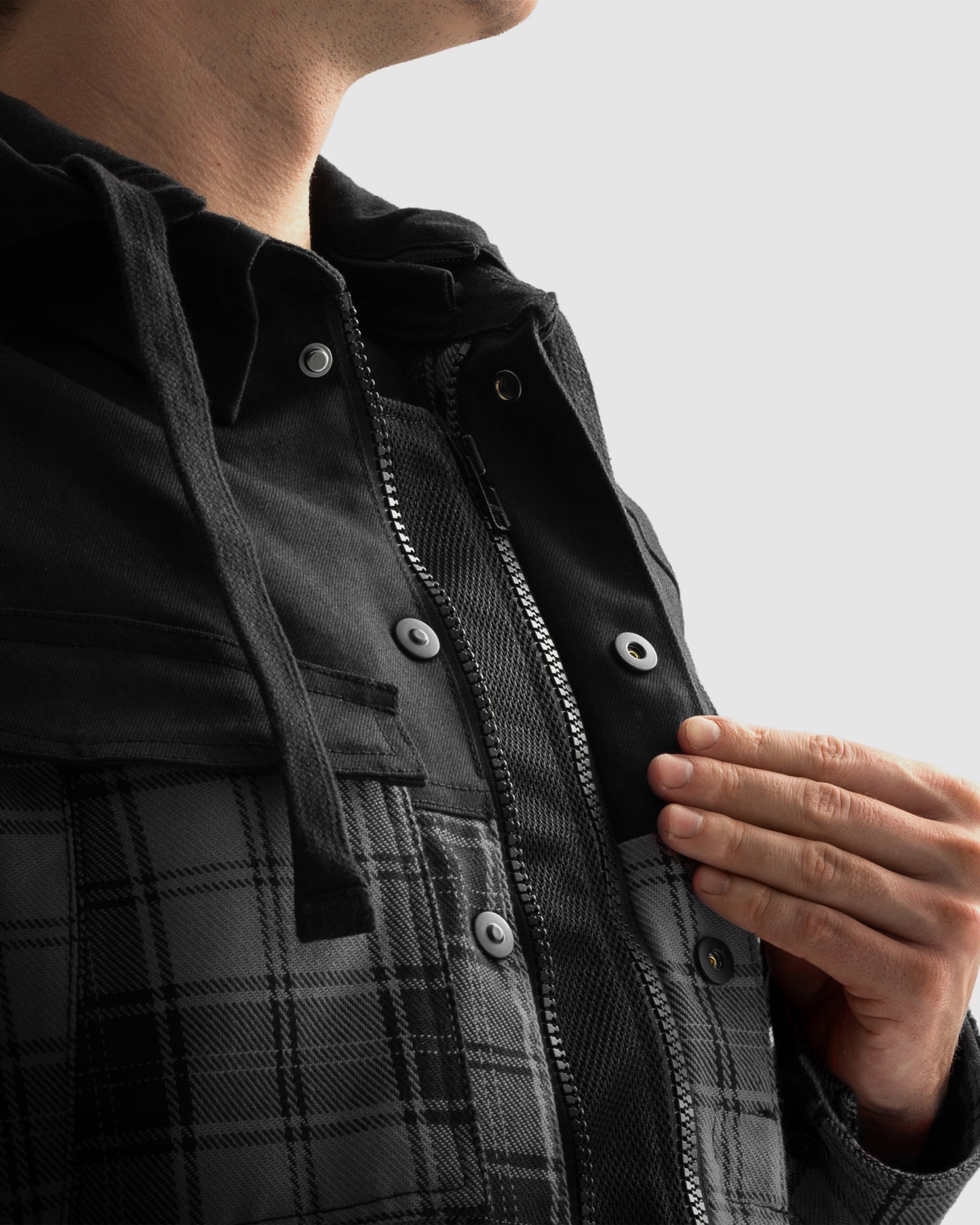 Shifter Motorcycle Shirt Grey