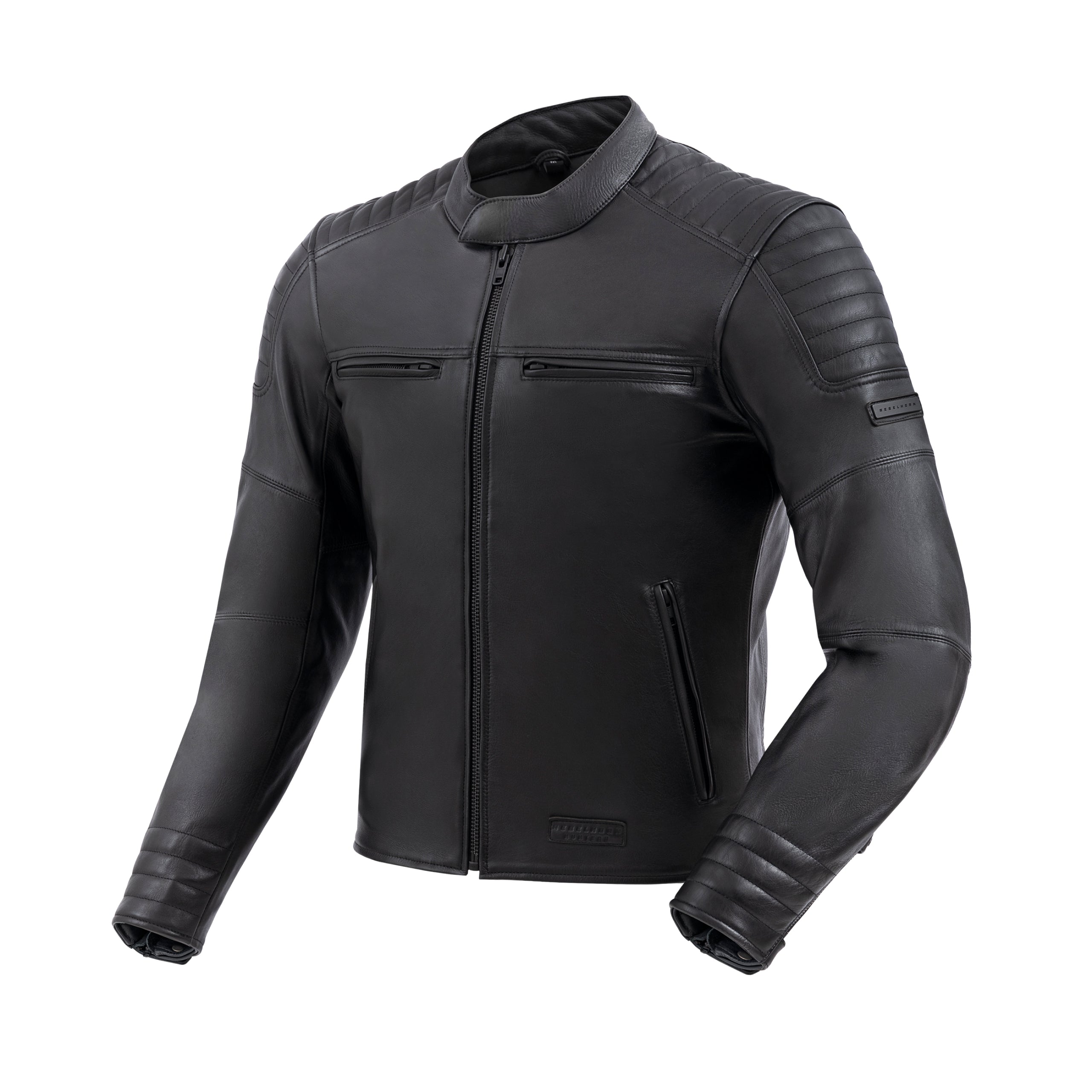 Hunter II Black Leather Jacket