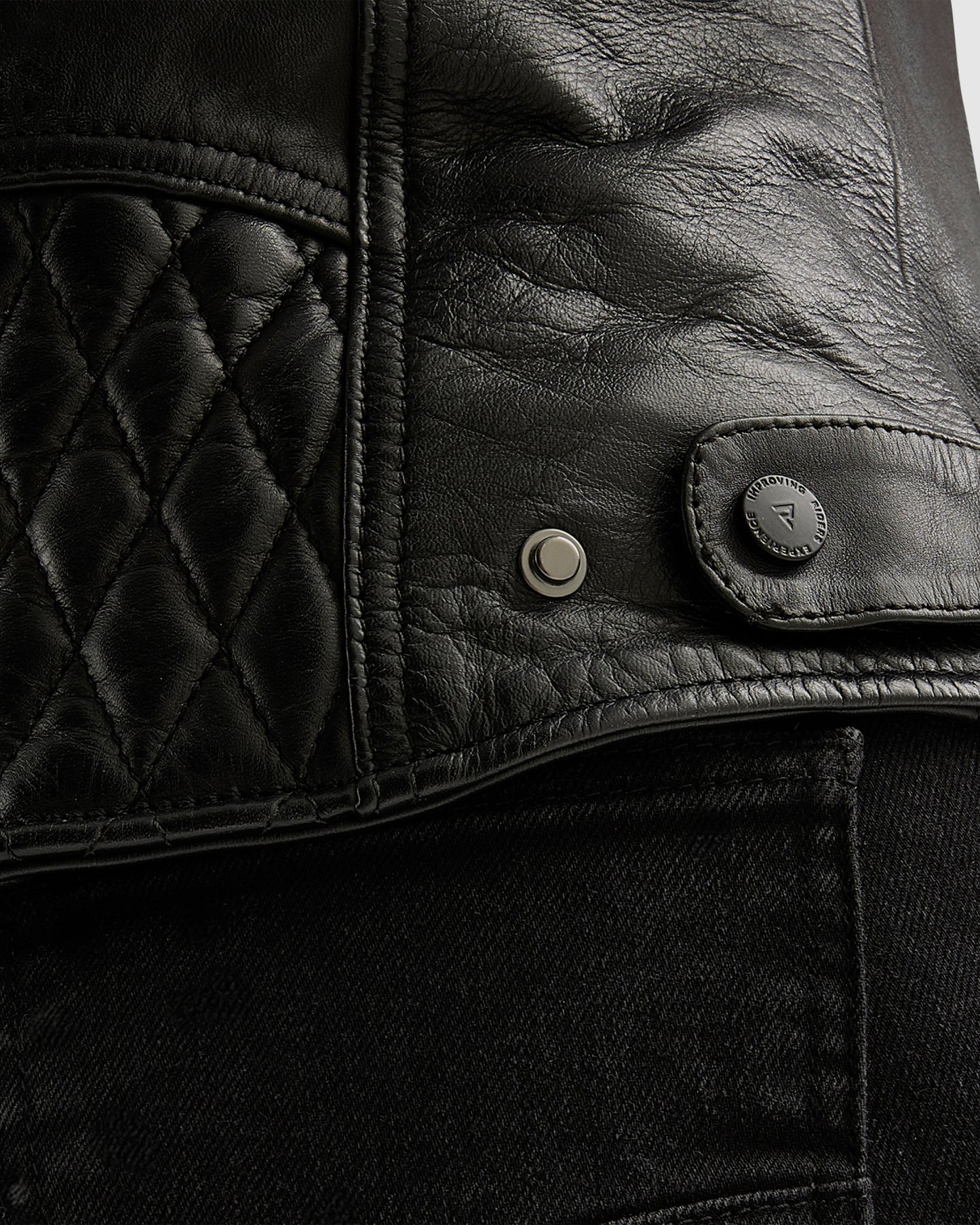 Hunter II Women's Leather Jacket Black