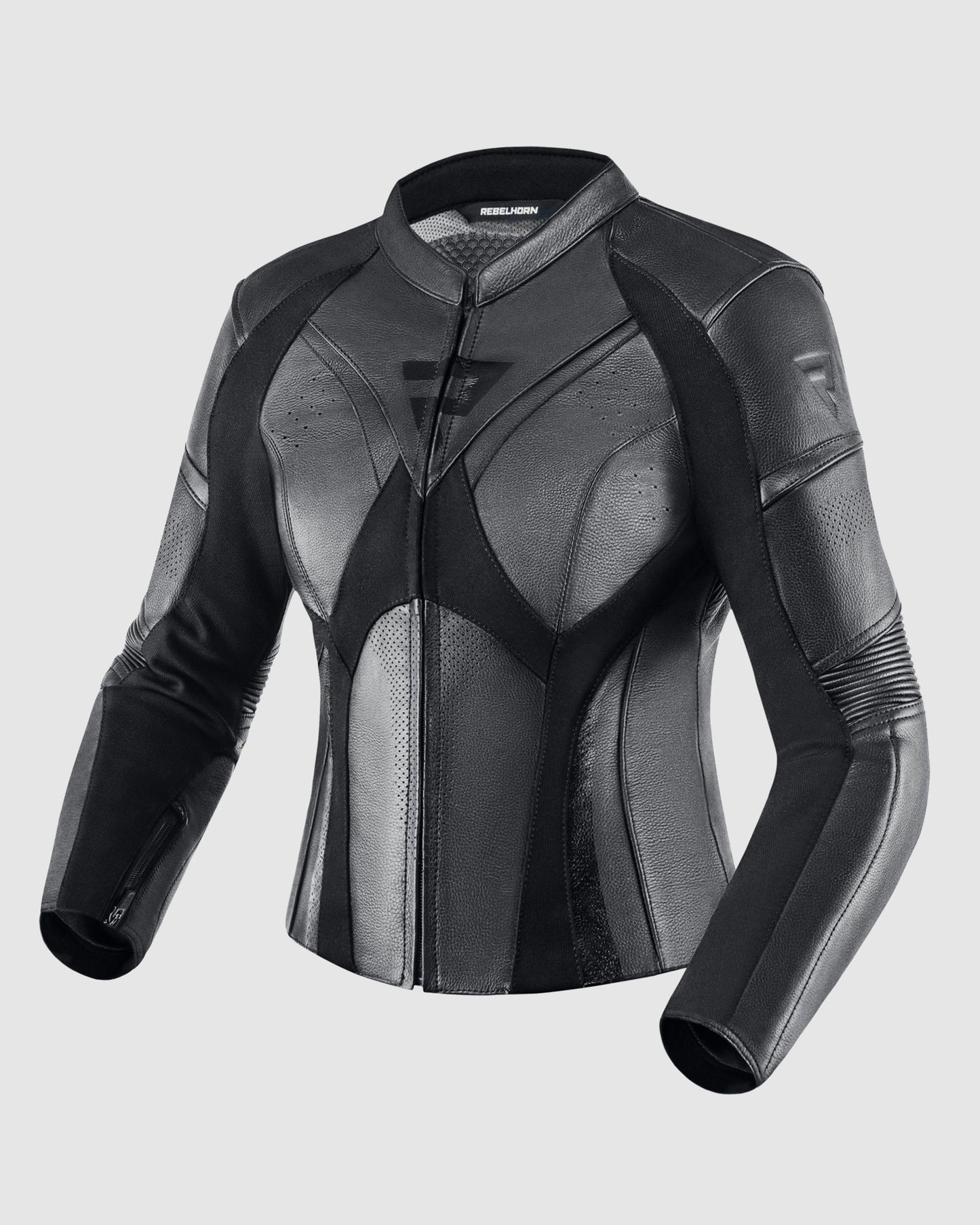Rebel Women's Motorcycle Jacket Black