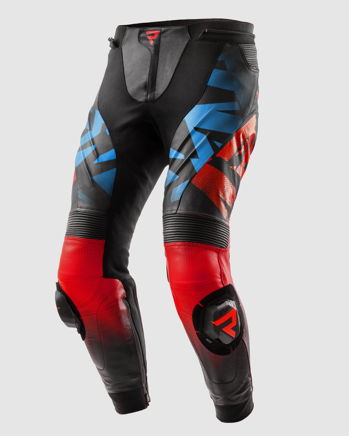 Inferno Motorcycle Pants Blue Red