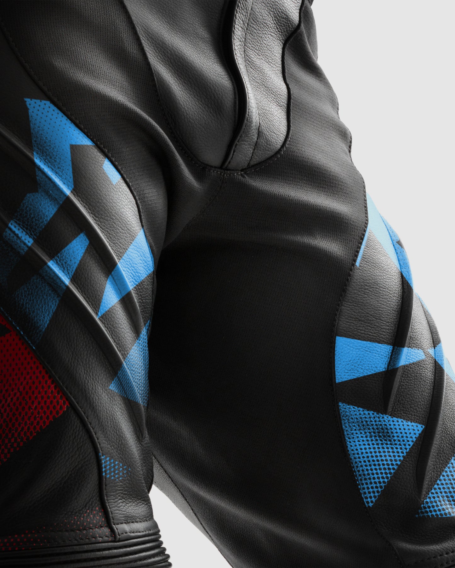 Inferno Motorcycle Pants Blue Red
