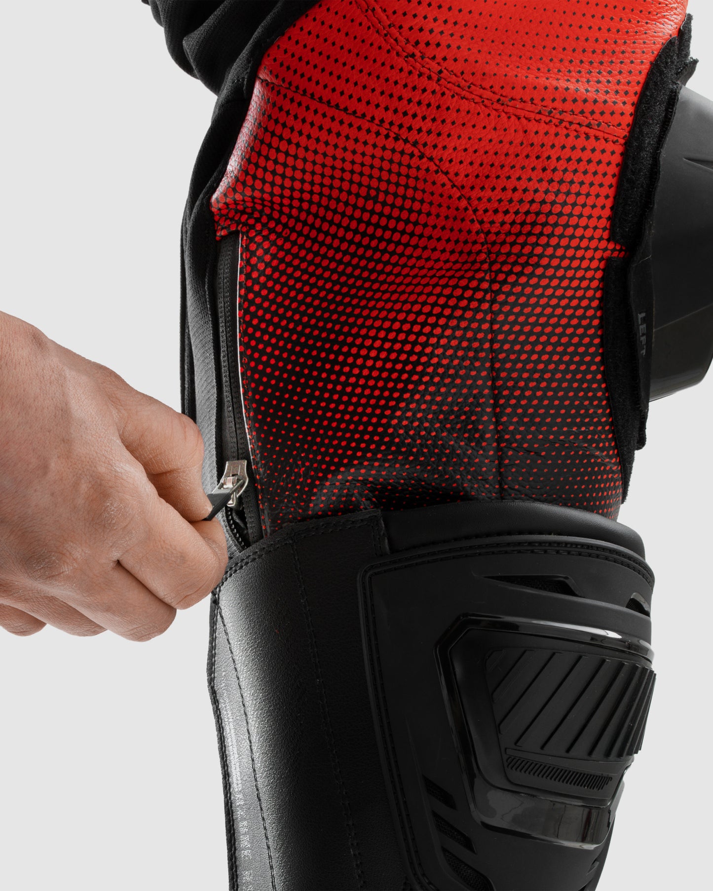 Inferno Motorcycle Pants Blue Red
