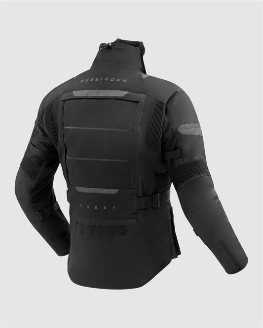 Cubby V Motorcycle Jacket Black