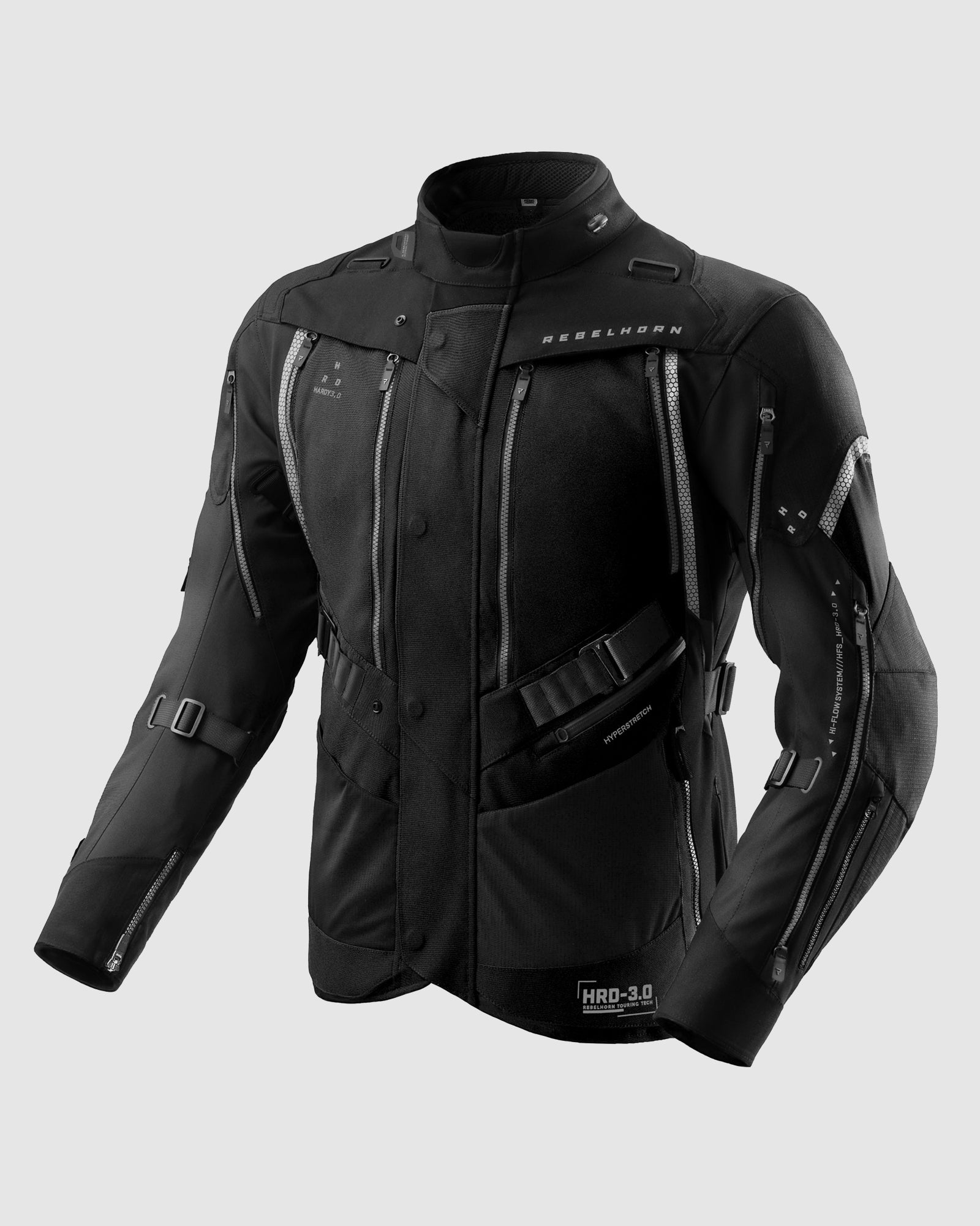 Hardy Motorcycle Jacket Black Rebelhorn Official