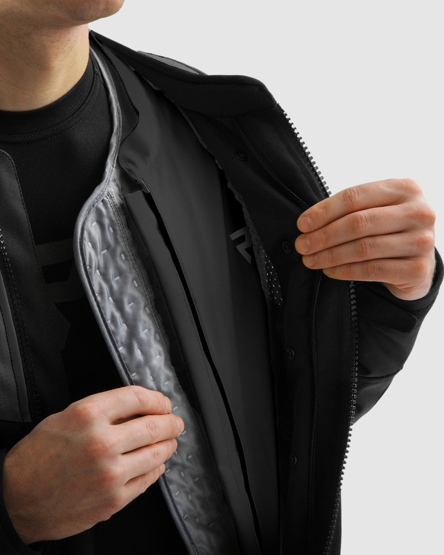 Hiflow V Motorcycle Jacket Black
