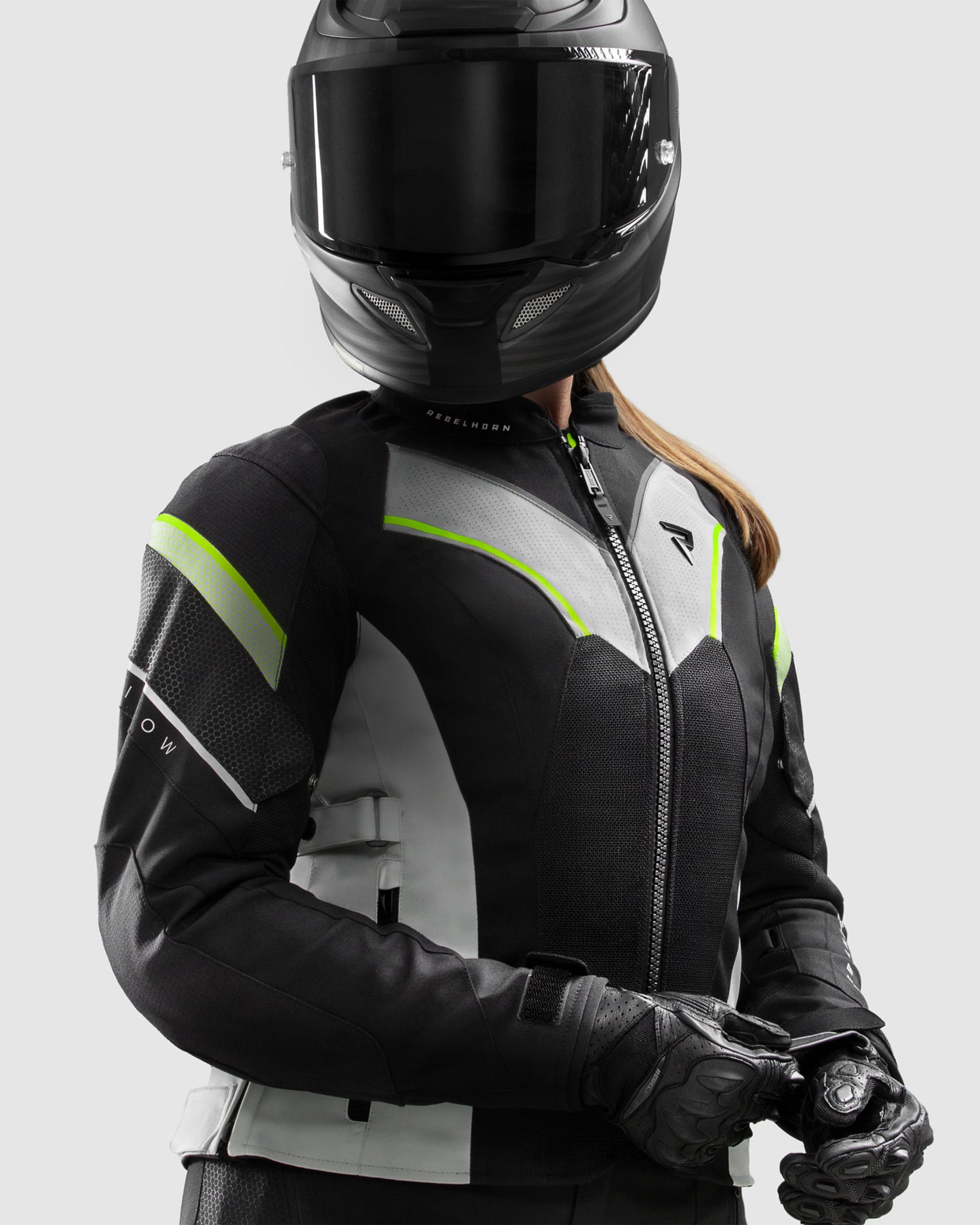 Hiflow V Women's Motorcycle Jacket Grey