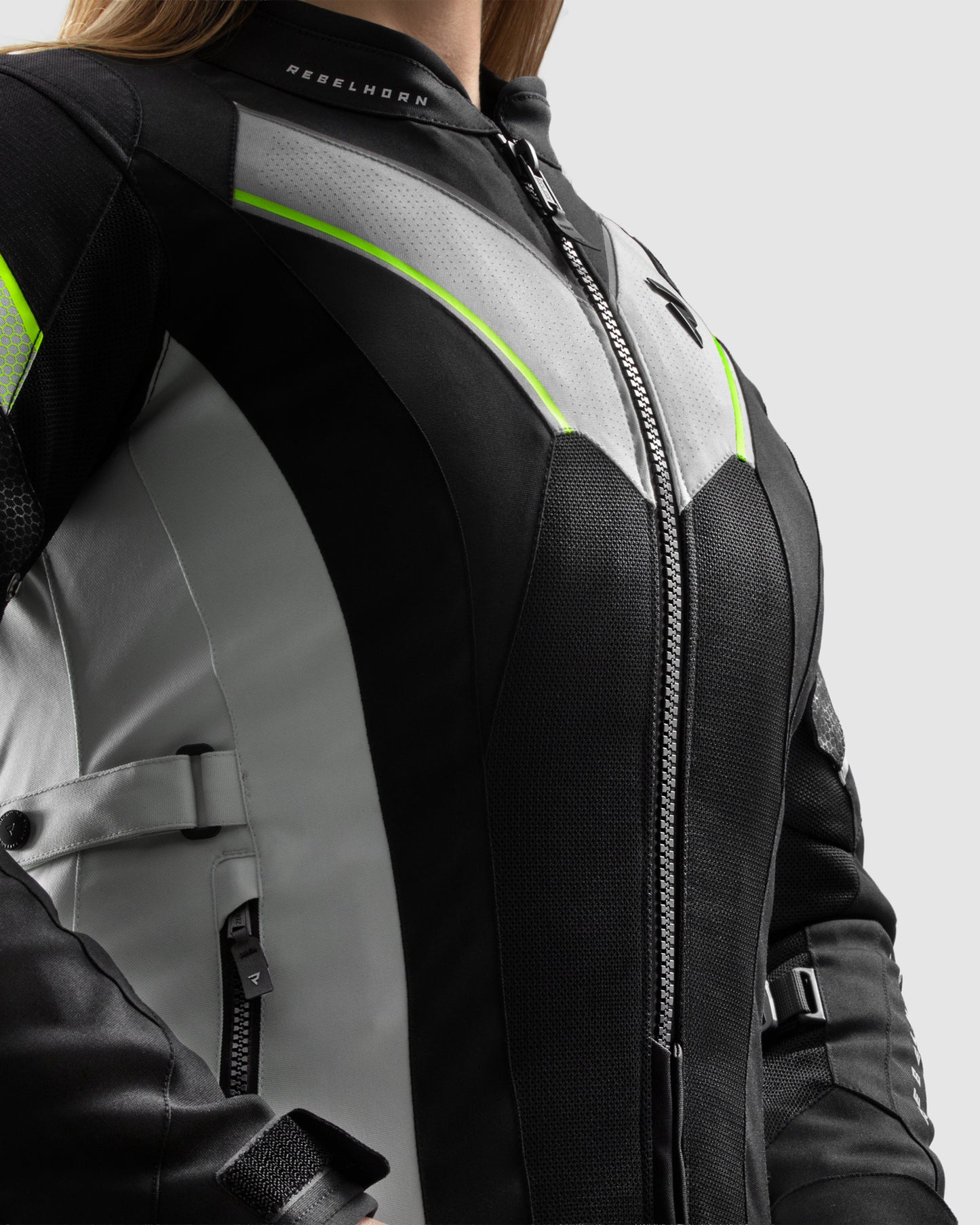 Hiflow V Women's Motorcycle Jacket Grey