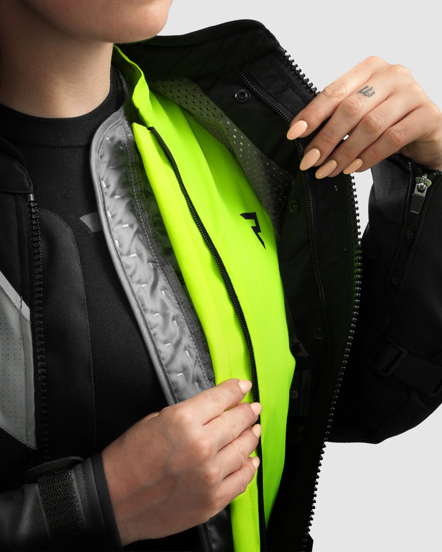 Hiflow V Women's Motorcycle Jacket Grey