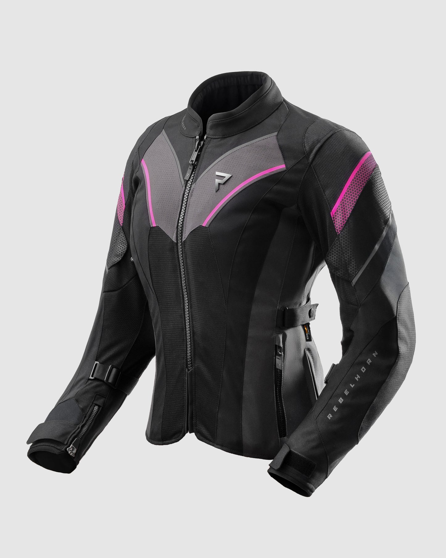 Hiflow V Women's Motorcycle Jacket Black, Pink