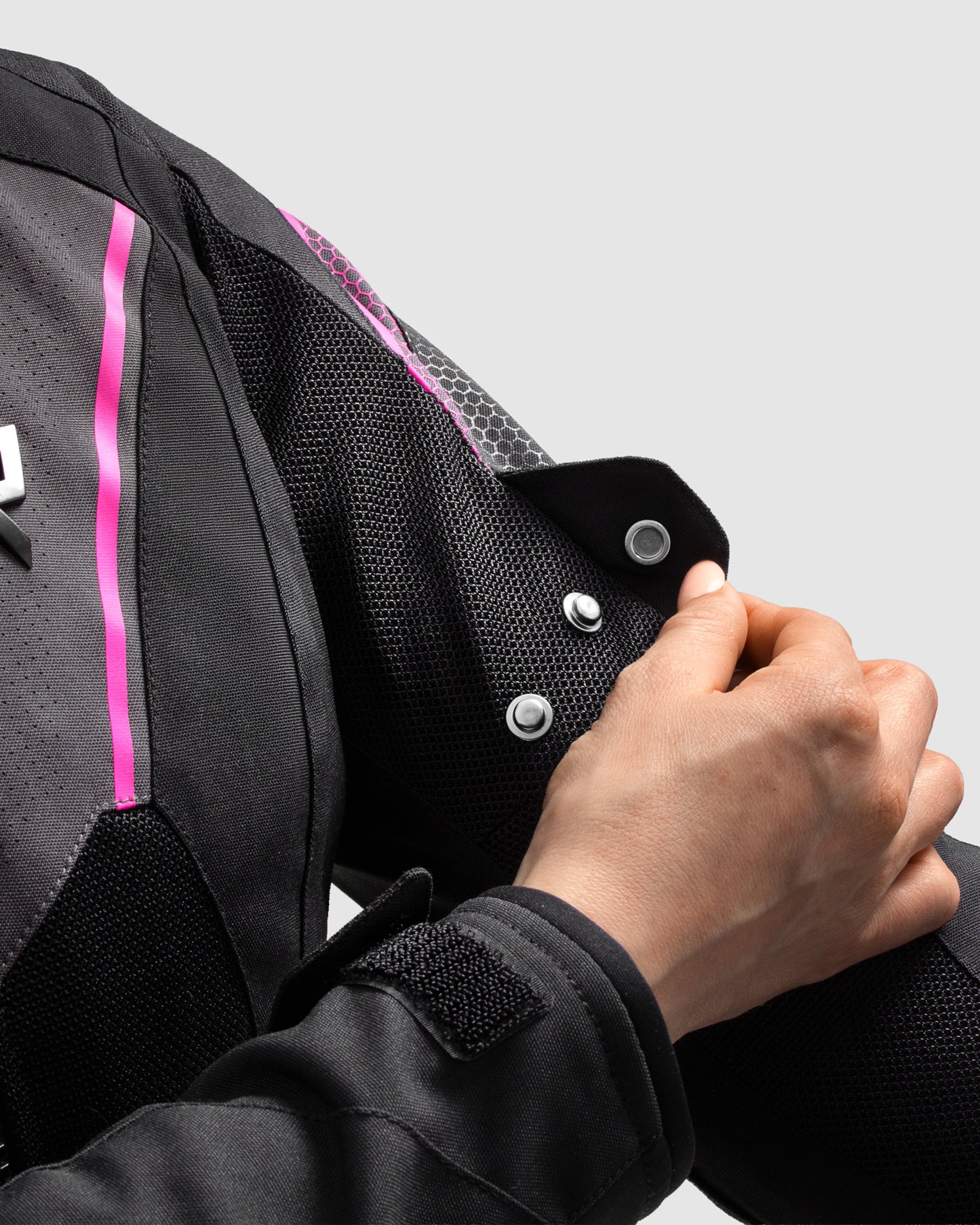Hiflow V Women's Motorcycle Jacket Black, Pink