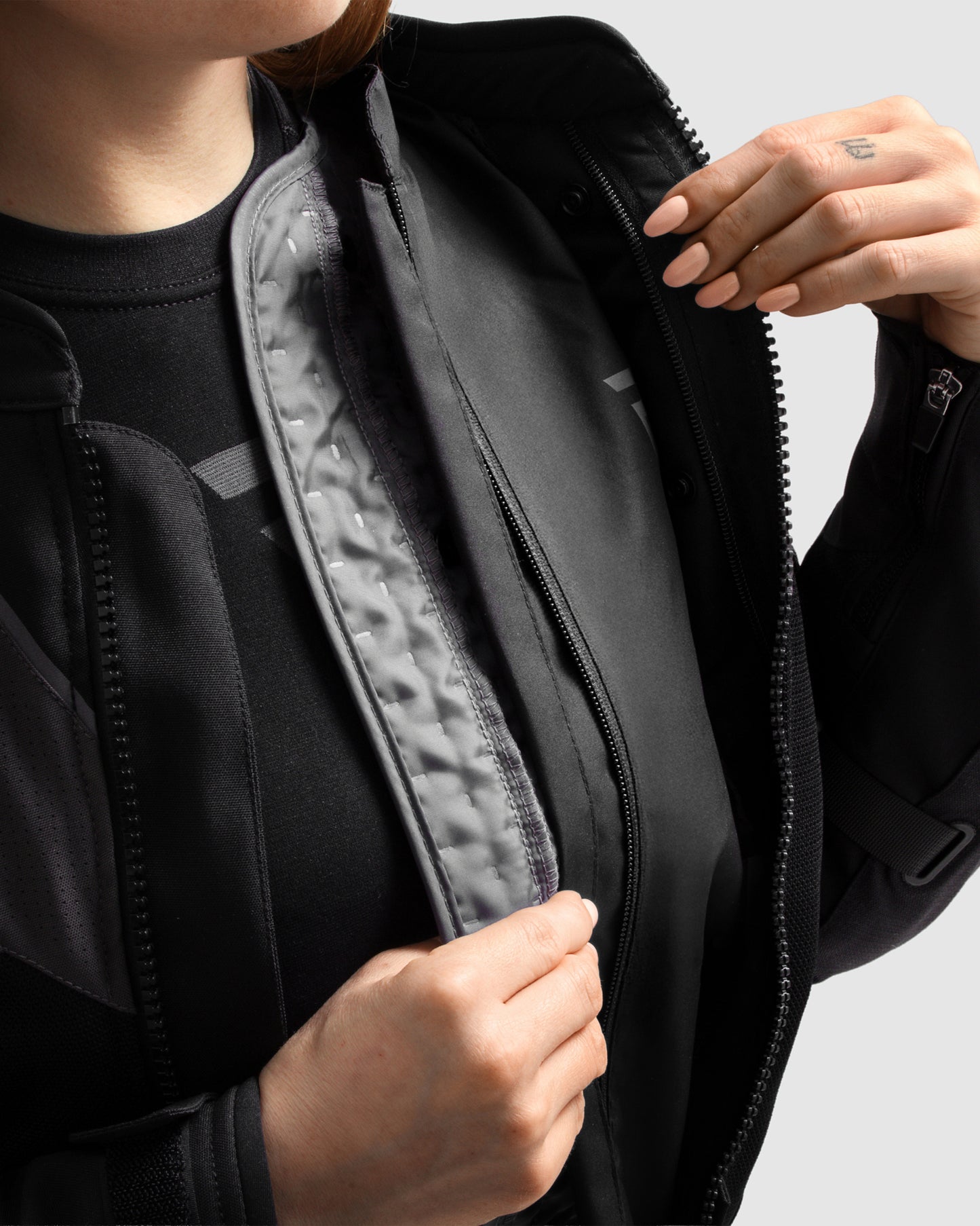 Hiflow V Motorcycle Jacket Black
