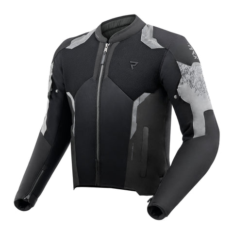 Jax Black/Grey Textile Jacket