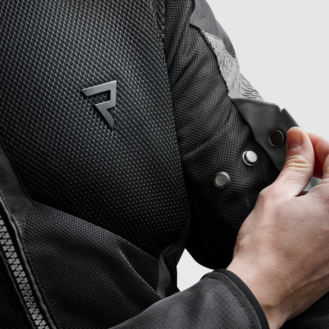 Jax Black/Grey Textile Jacket