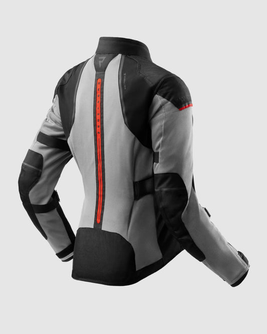Scandal 3 Women Motorcycle Jacket Gray