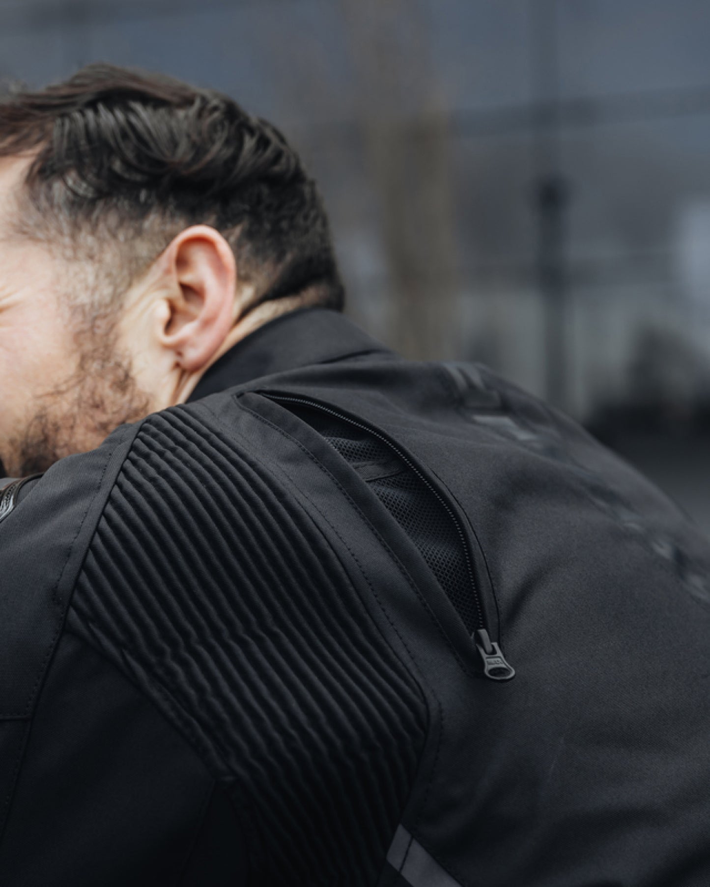 Vandal Motorcycle Jacket Black