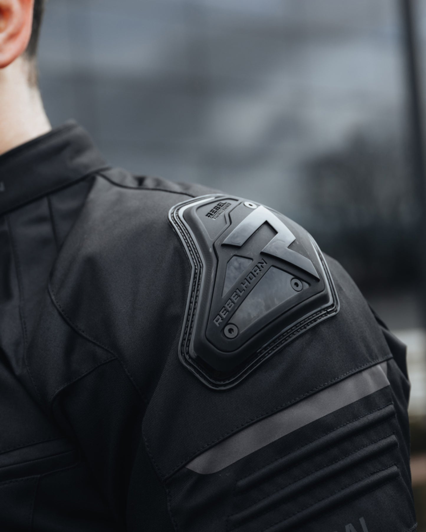 Vandal Motorcycle Jacket Black