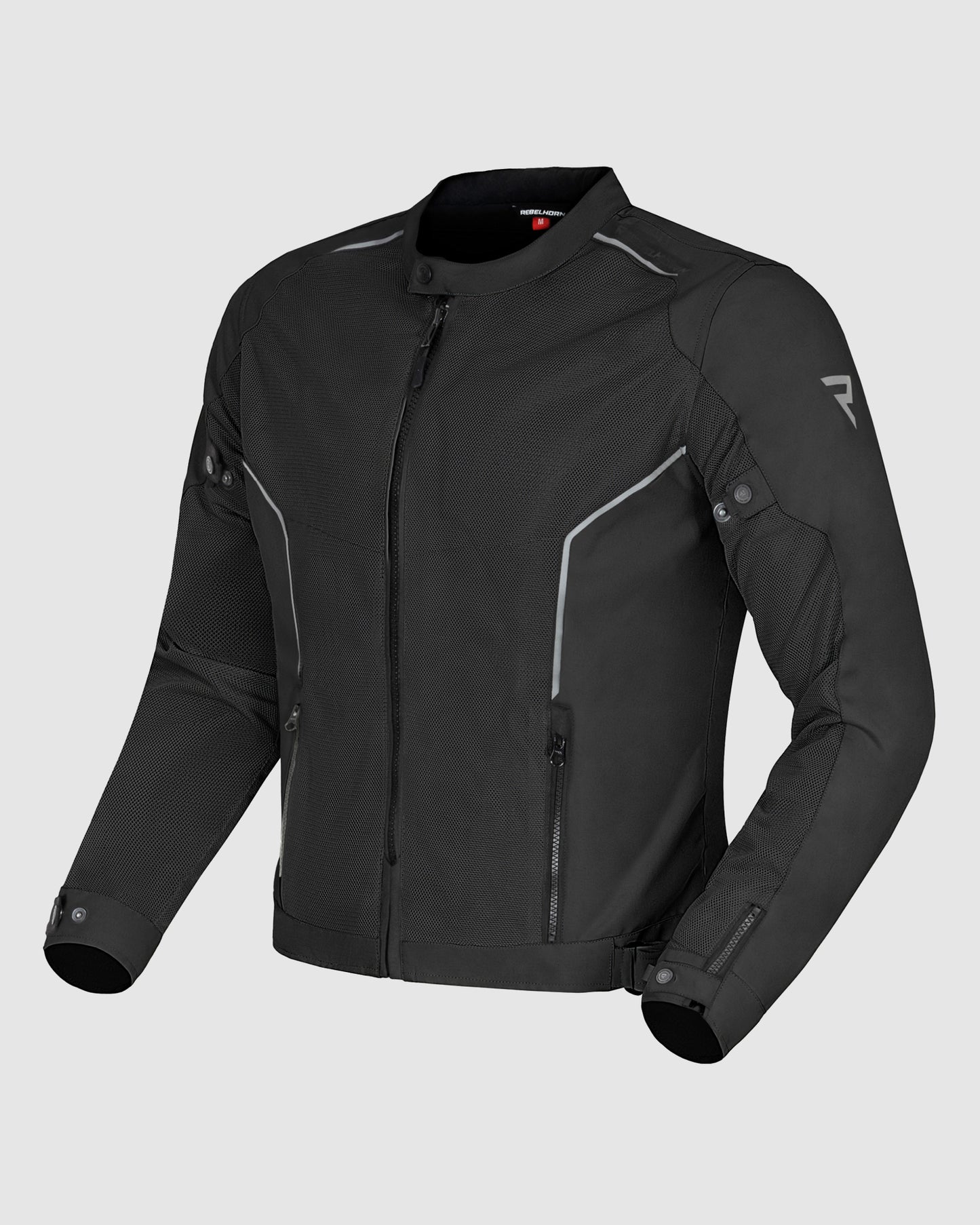 Wave Motorcycle Jacket Black