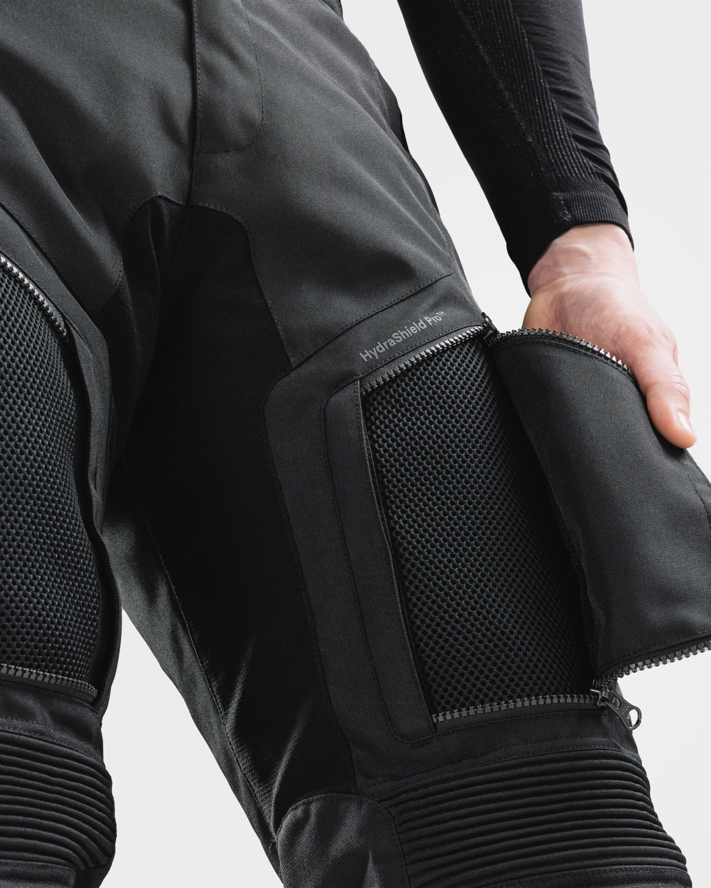 Cubby V Motorcycle Pants Black Long Leg
