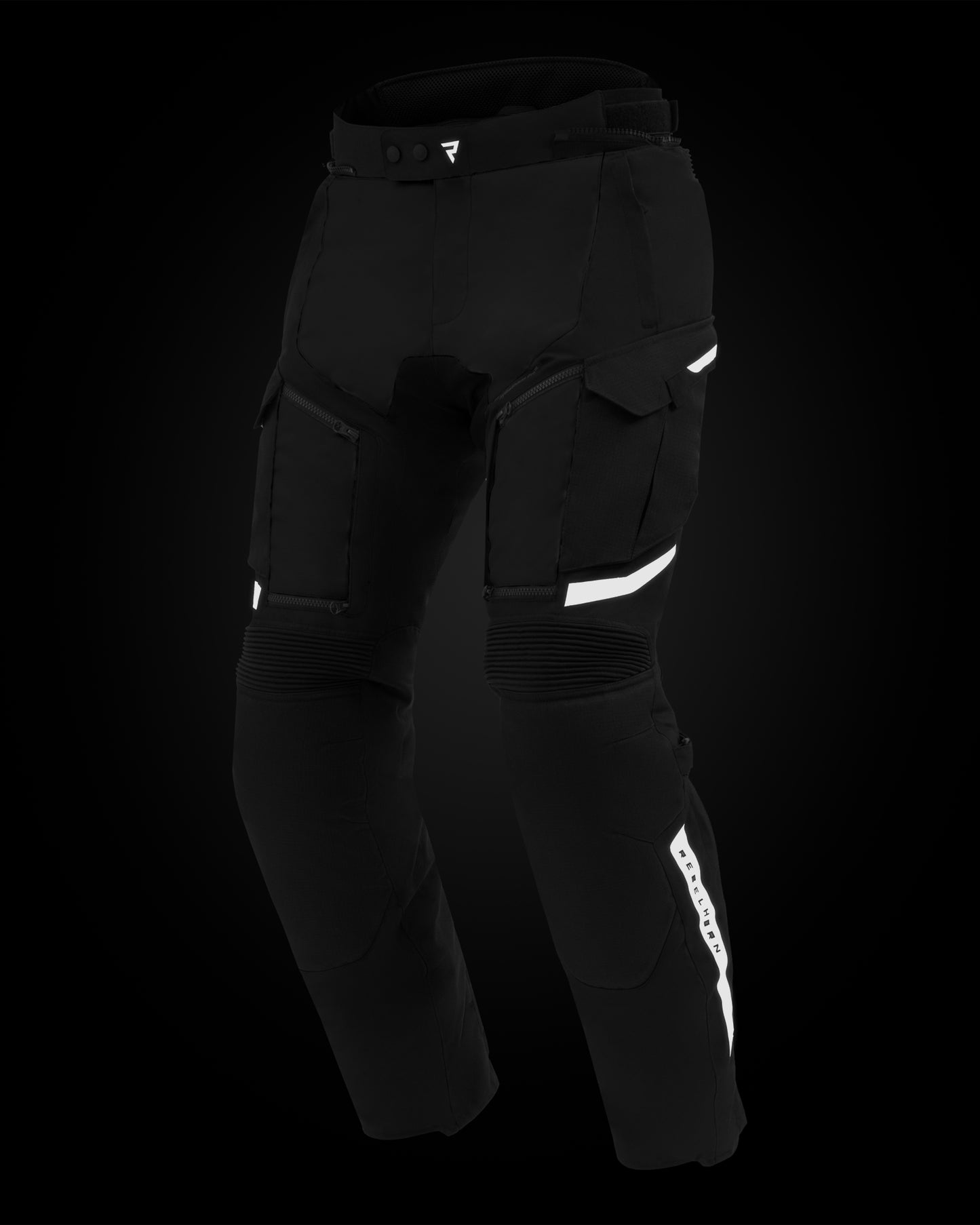 Cubby V Motorcycle Pants Black Long Leg