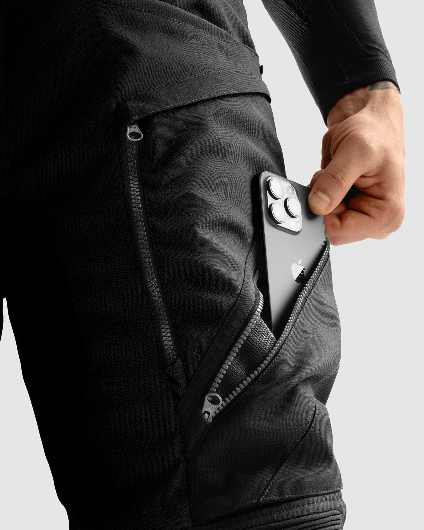 Hardy 3.0 Motorcycle Pants Black Long Leg