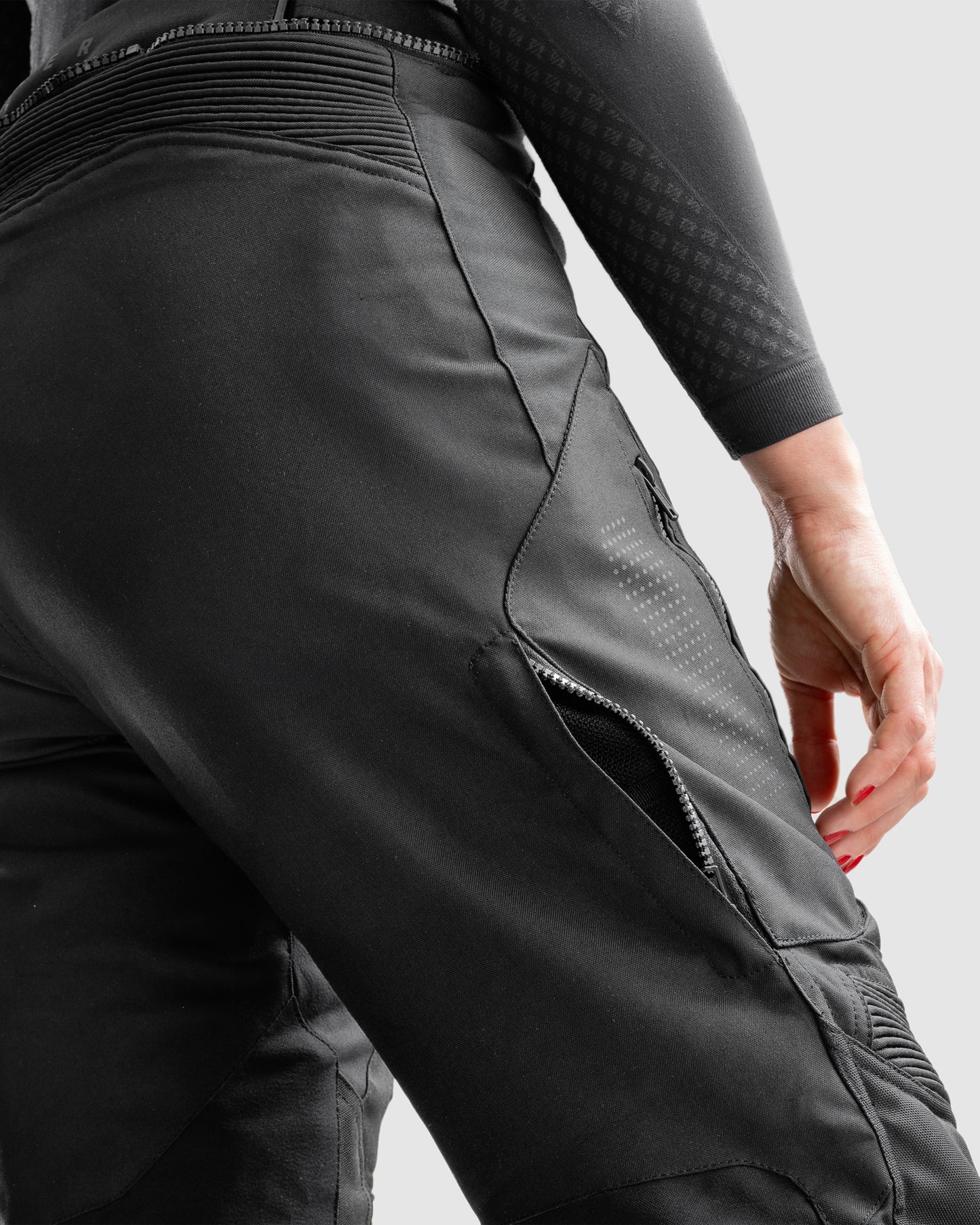 Hiker IV Women's Motorcycle Pants Black Short Leg