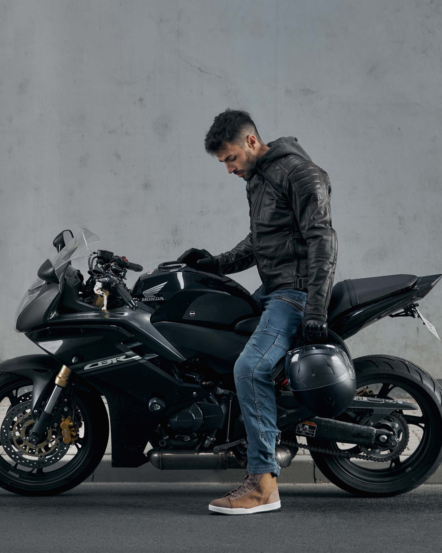 Urban III Motorcycle Jeans Classic Blue
