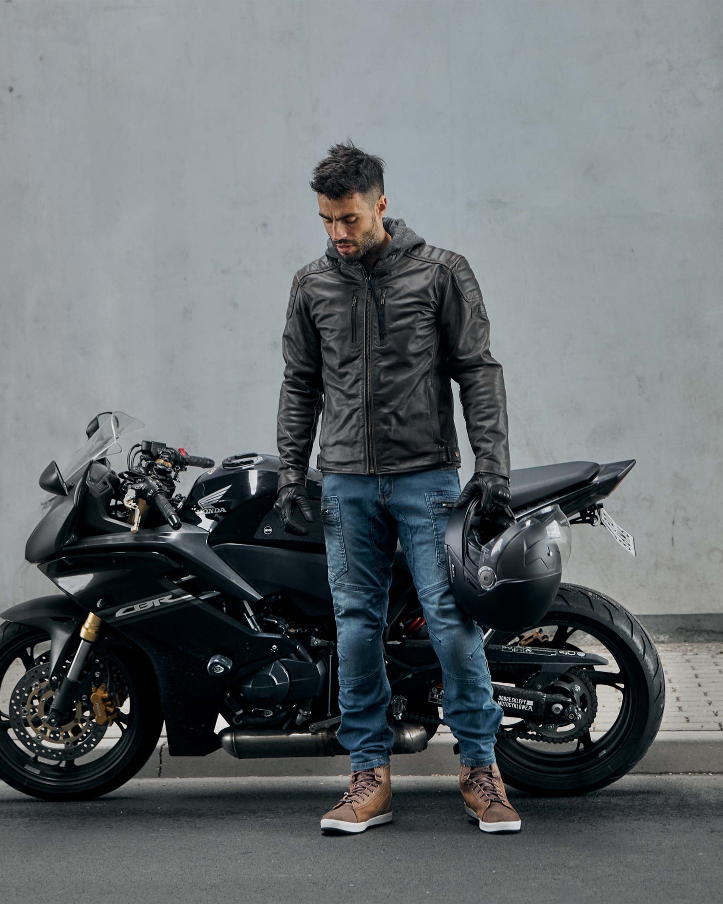 Urban III Motorcycle Jeans Classic Blue