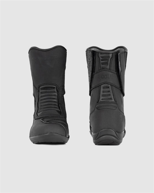 Scout Motorcycle Boots Black Matt