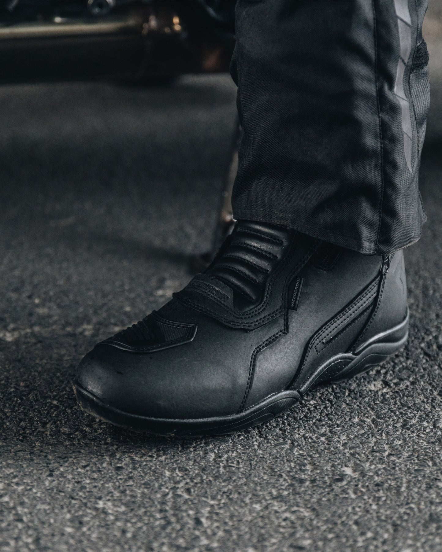 Scout Motorcycle Boots Black Matt